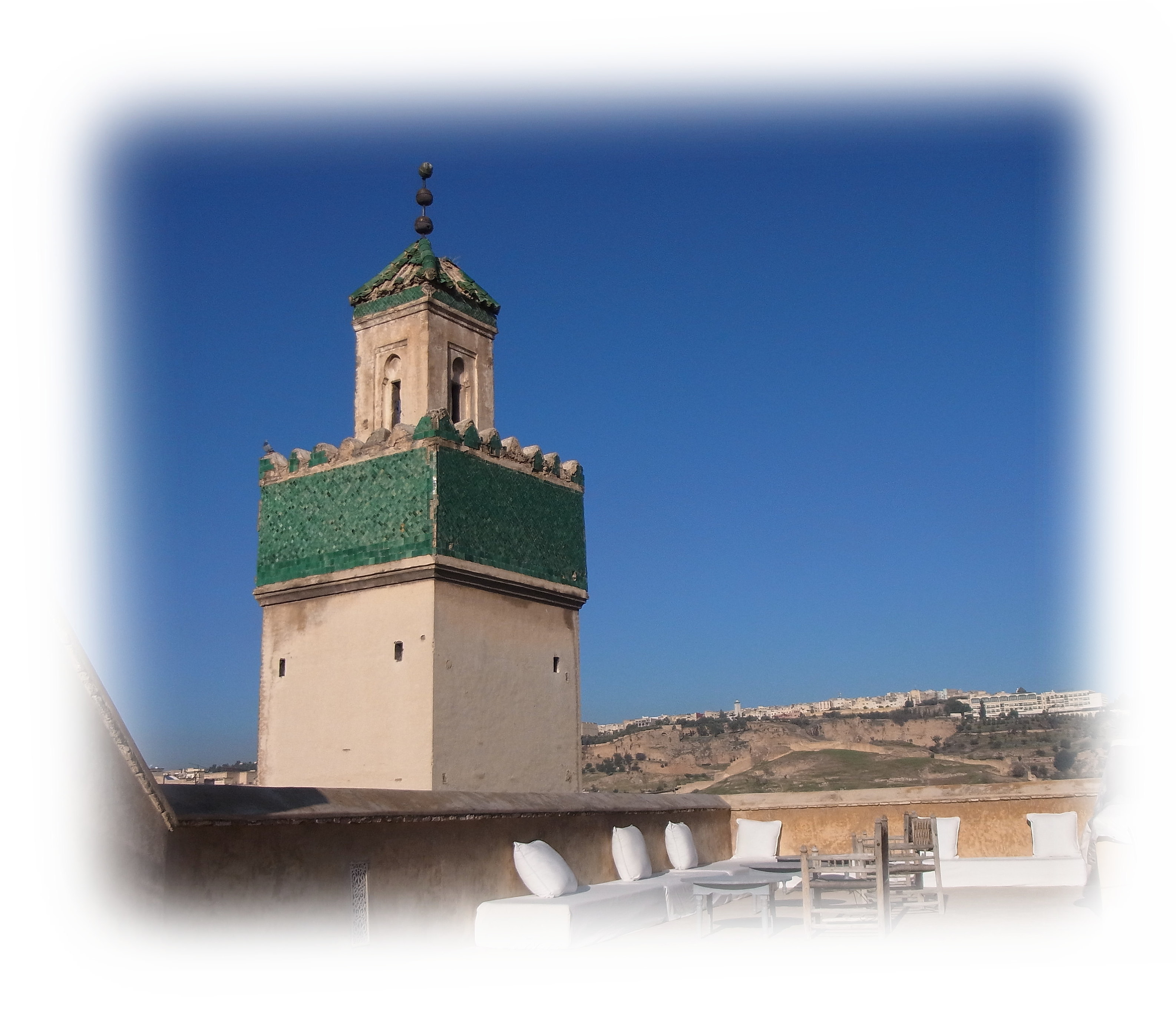 View from thw rooftop terrace of Dar Bensouda