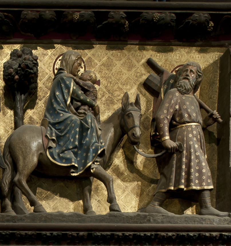 La clôture du chœur de Notre-Dame de Paris - the Flight into Egypt