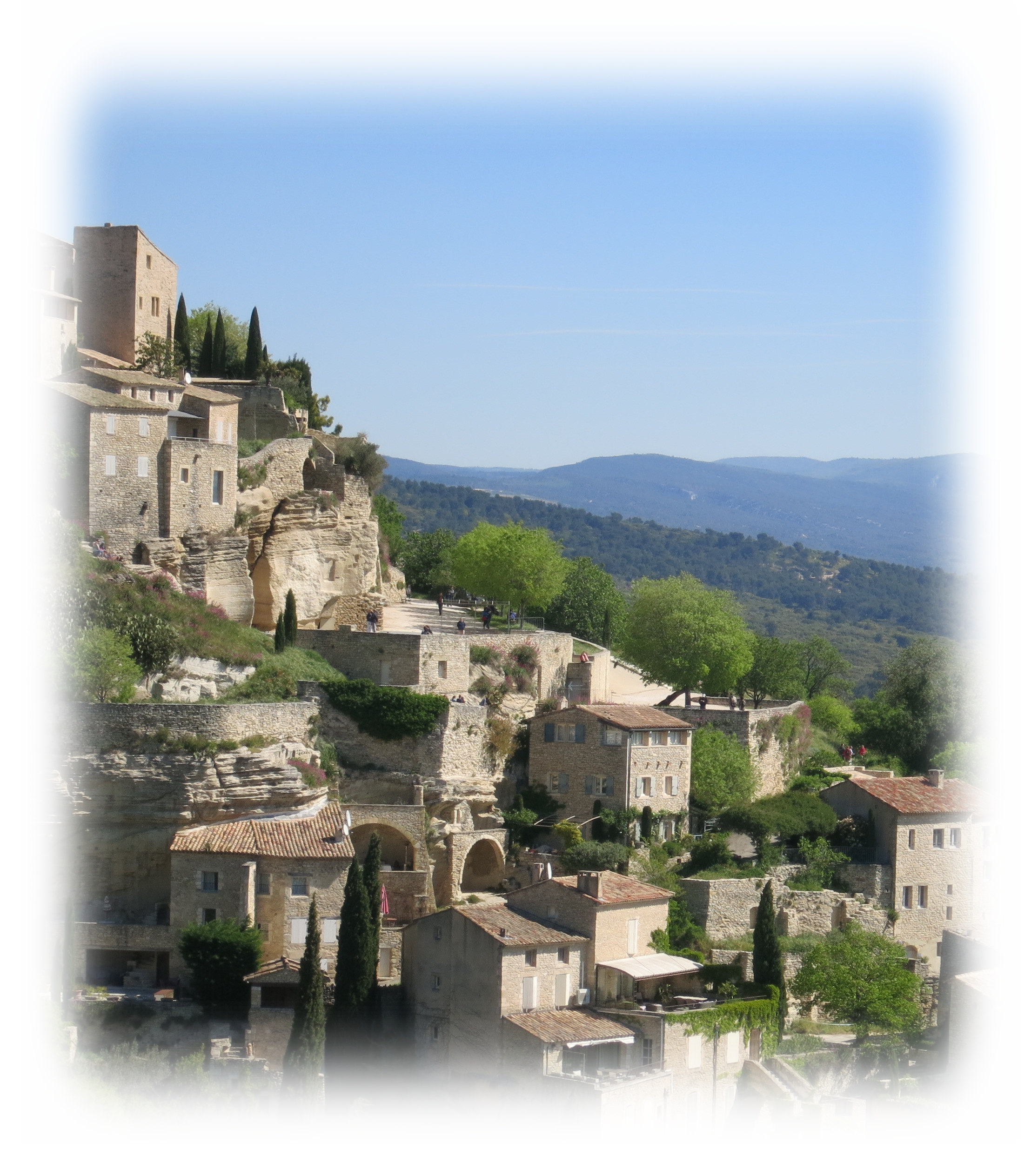 Houses on slopes of Gordes