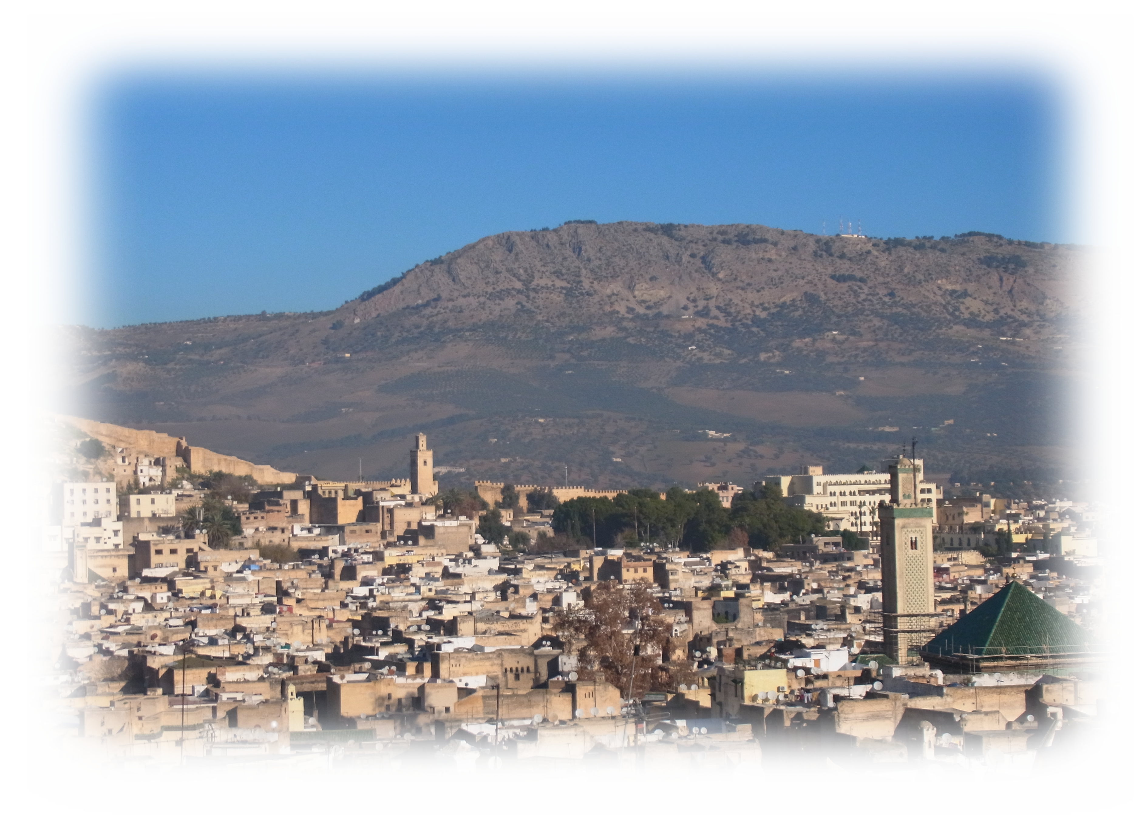 View of el Bali seen from the rooftop of Dar Bensouda in Fes